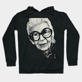 Iris Apfel Engraved Hoodie